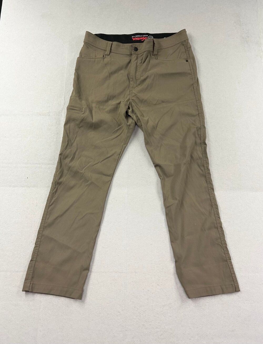 Wrangler Men's All Terrain Hiking Khaki Pants 36x30 Brown